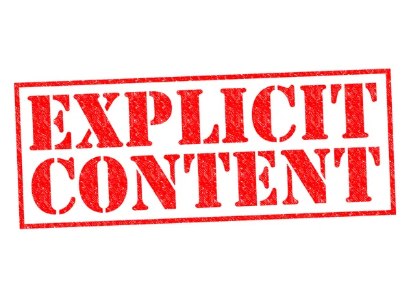 EXPLICIT CONTENT — Stock Photo, Image