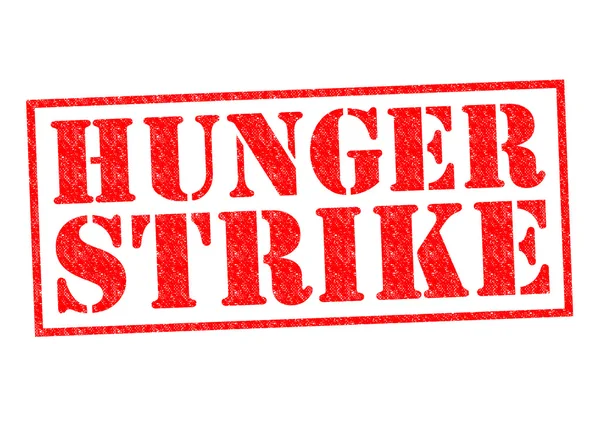 HUNGER STRIKE — Stock Photo, Image