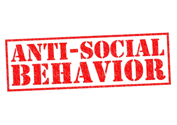 ANTI-SOCIAL BEHAVIOR — Stock Photo, Image