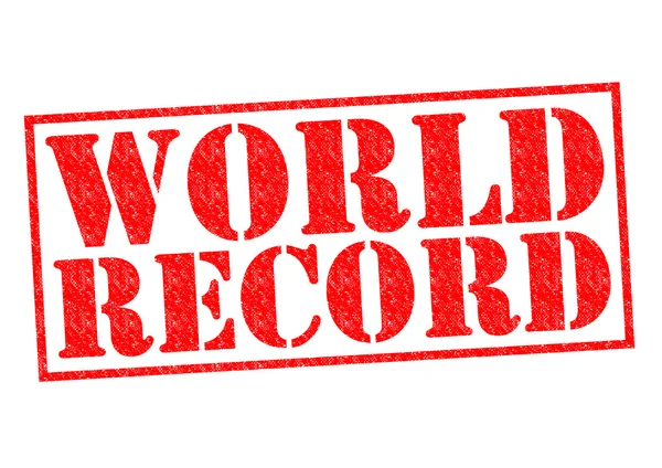 WORLD RECORD — Fotografie, imagine de stoc