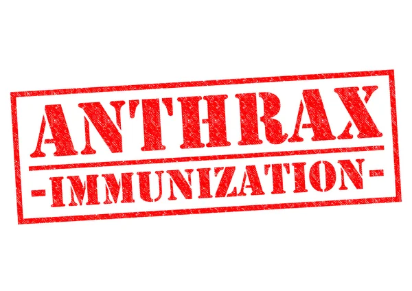 Milzbrand-Immunisierung — Stockfoto