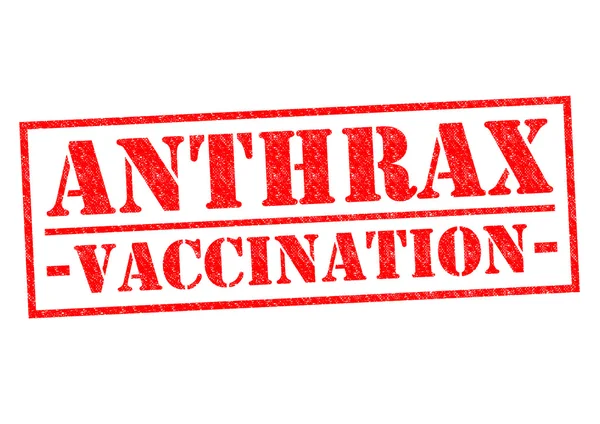 VACCINAZIONE ANTRAX — Foto Stock