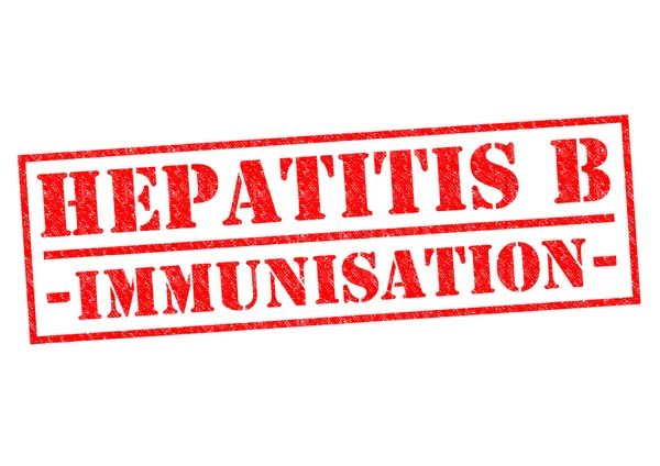 Immunisatie van hepatitis b — Stockfoto