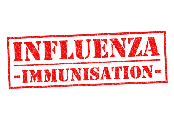 INMUNIZACIÓN DE INFLUENZA — Foto de Stock