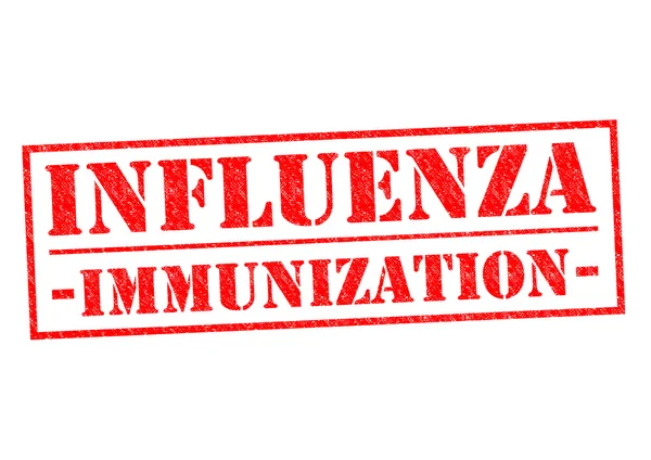 Influenza immunisatie — Stockfoto