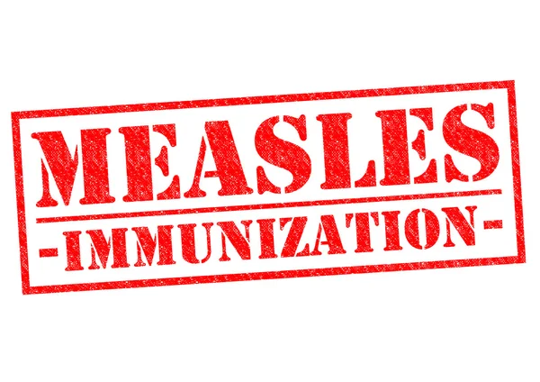 麻疹免疫接种 — 图库照片