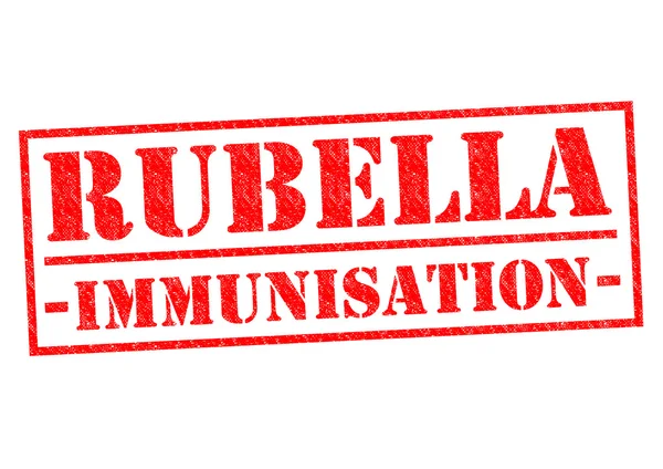 IMMUNIZZAZIONE DI RUBELLA — Foto Stock