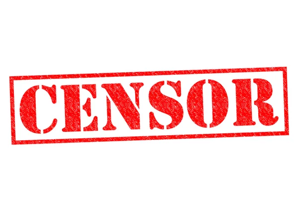 CENSOR — Stock Photo, Image