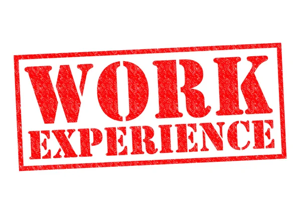 WORK EXPERIENCE — Stock Photo, Image
