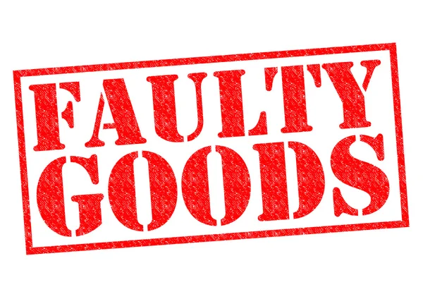 FAULTY GOODS — Stock Photo, Image