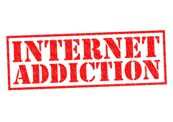 Internetaddiction — Stockfoto