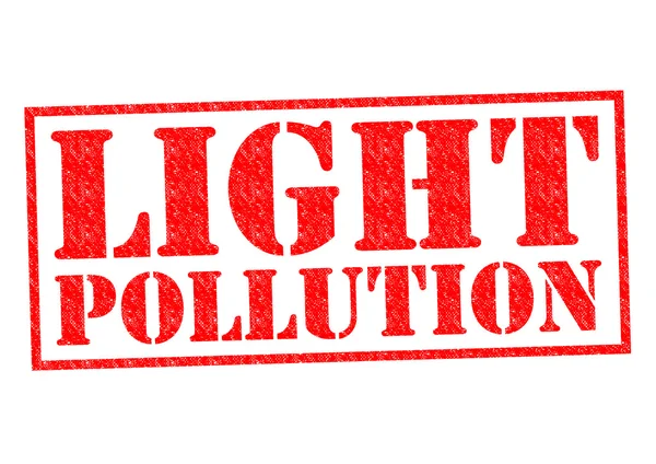 LIGHT POLLUTION — Stock Photo, Image