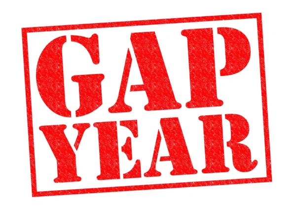 GAP YEAR — Stock Photo, Image