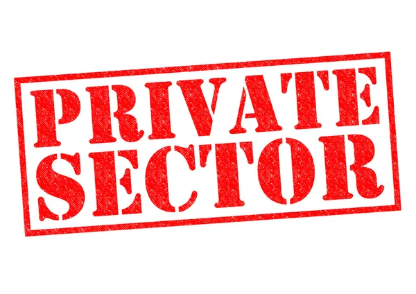 PRIVATE SECTOR — Stock Photo, Image