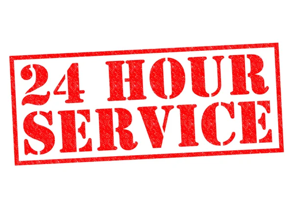 24 HOUR SERVICE — Stock Photo, Image