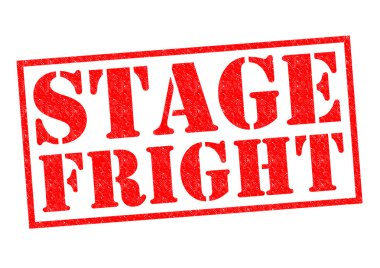 STAGE FRIGHT clipart