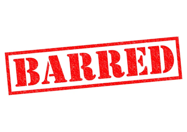 Barred — Stockfoto