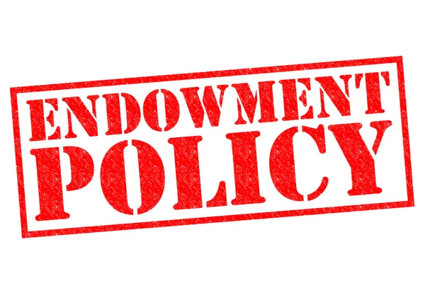 Endowment Policy — Stockfoto