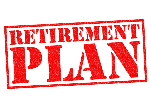 RETIREMENT PLAN — Stock Photo, Image