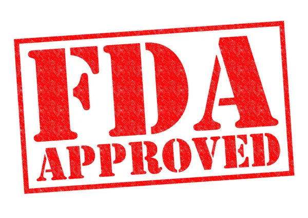 FDA одобрено — стоковое фото