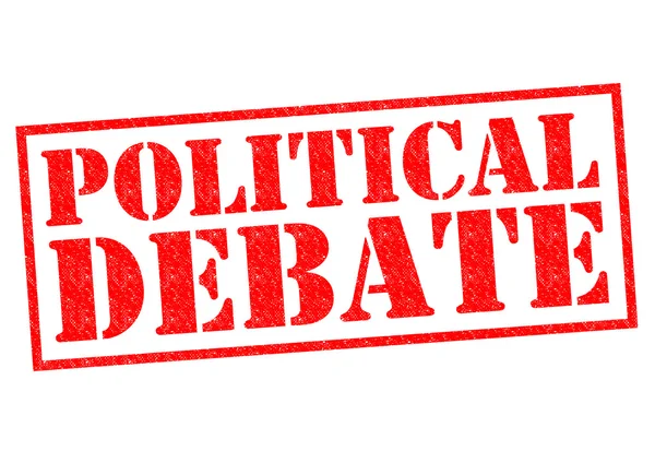Politieke debat — Stockfoto