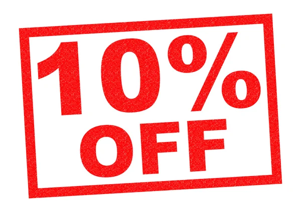 10 Percent  OFF — Stock Photo, Image