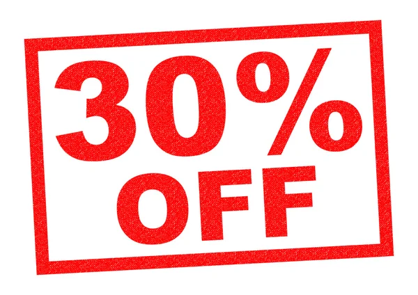 30 Percent  OFF — Stock Photo, Image