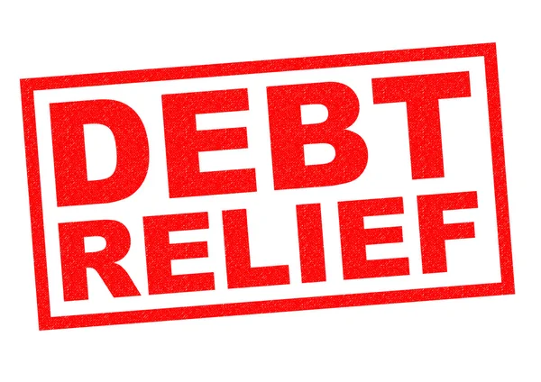 DEBT RELIEF — Stock Photo, Image