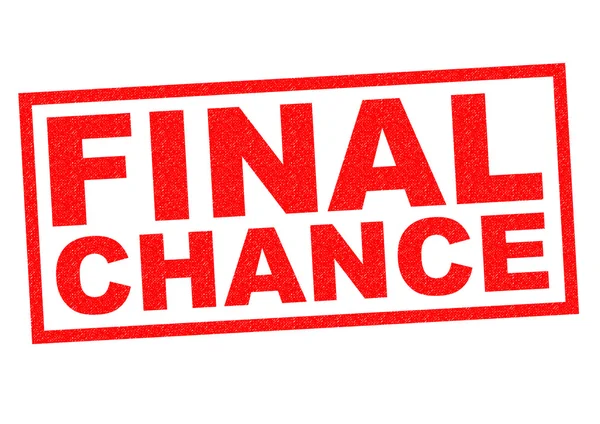 Chance final — Fotografia de Stock