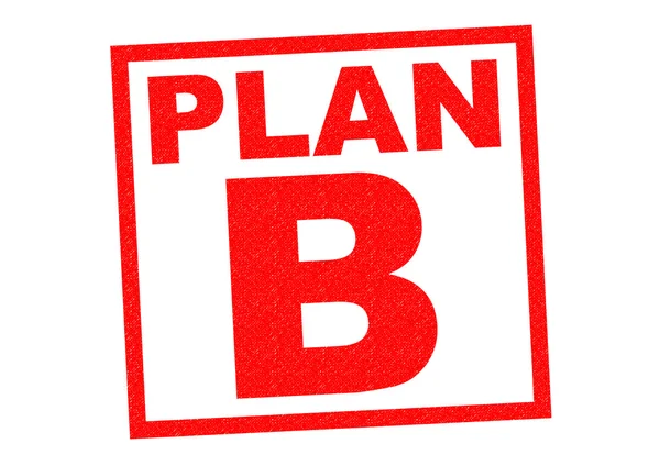 Plan B — Stockfoto