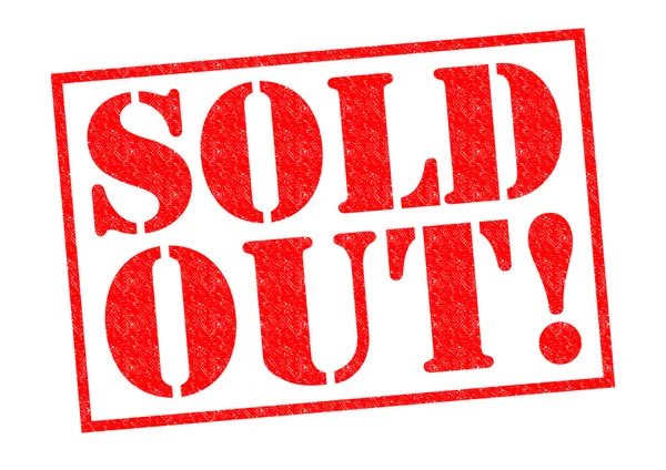 SOLD OUT! — Stock Photo, Image