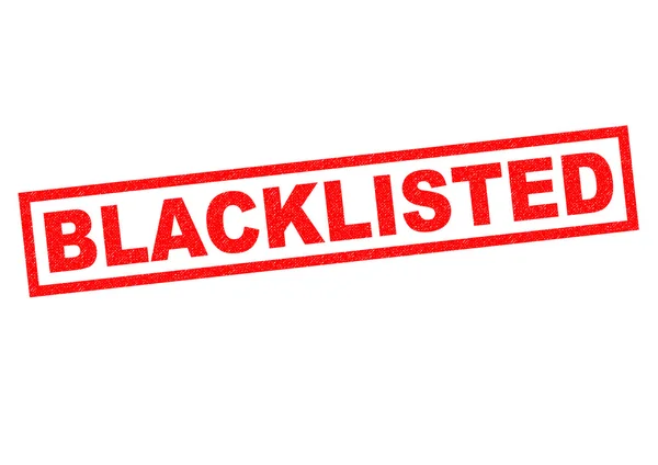 BLACKLISTED — Stock Photo, Image