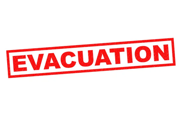 EVACUATION — Stock Photo, Image