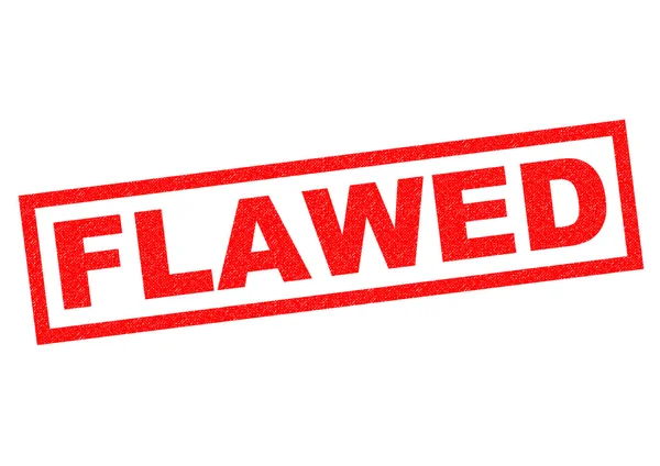 FLAWED — Zdjęcie stockowe