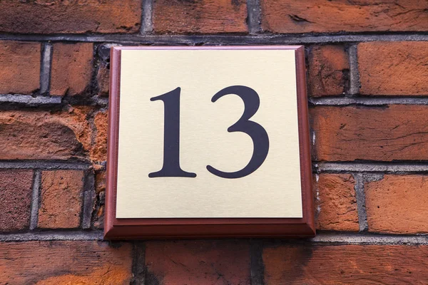 Número 13. — Foto de Stock