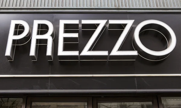 Prezzo Restaurant Sign — Stock Photo, Image