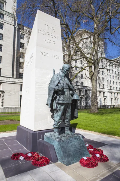 Korean War Memorial in London — Stock Photo, Image