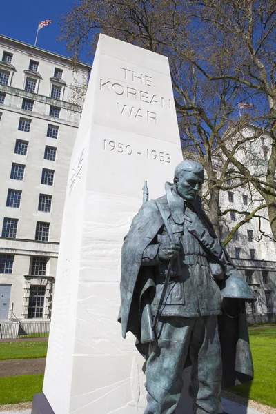 Korean War Memorial in London — Stock Photo, Image