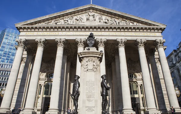 De royal exchange in Londen — Stockfoto