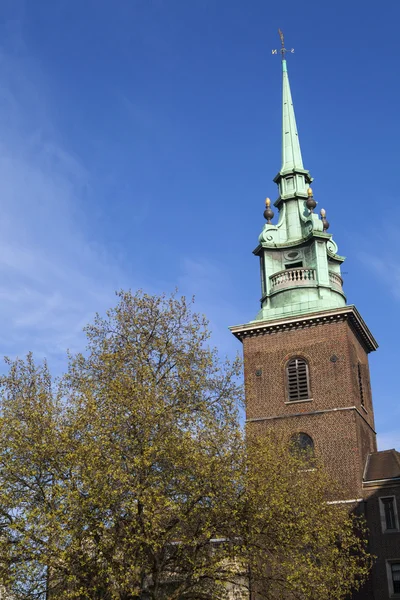 All Hallows by the Tower Church in London — Stock Photo, Image