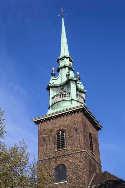 All Hallows by the Tower Church in London — Stock Photo, Image