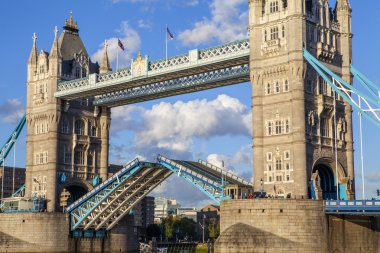 Yakın çekim, bir açık kule Köprüsü