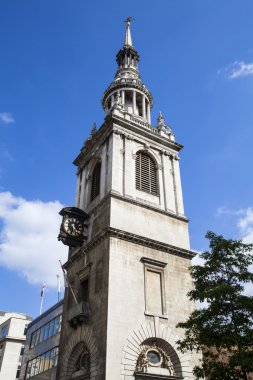 St. Mary-le-Bow Church in London clipart