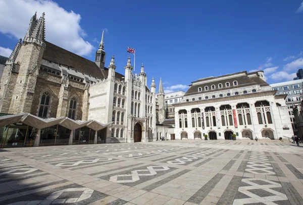 Guildhall and Guildhall Art Gallery in London — 图库照片