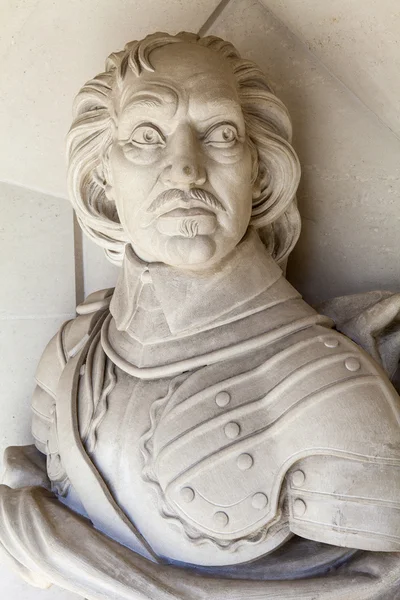 Oliver Cromwell Sculpture in London — ストック写真