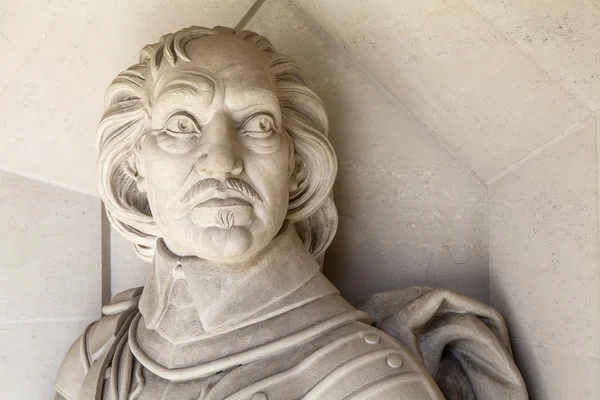 Oliver Cromwell Escultura en Londres — Foto de Stock