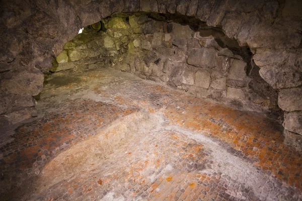 Römisches Pflaster in allen Untiefen-by-the-Tower Kirche in London — Stockfoto