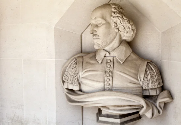 William Shakespeare Sculpture in London — Stock Photo, Image