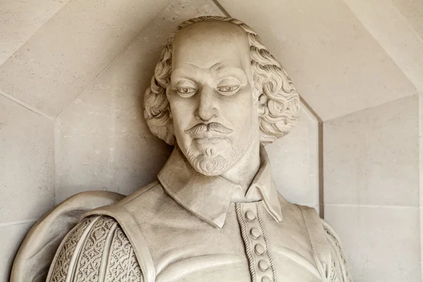 William Shakespeare Sculpture in London — Stock Photo, Image