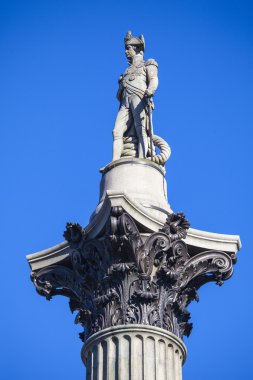 Amiral Horatio Nelson heykeli England sütun